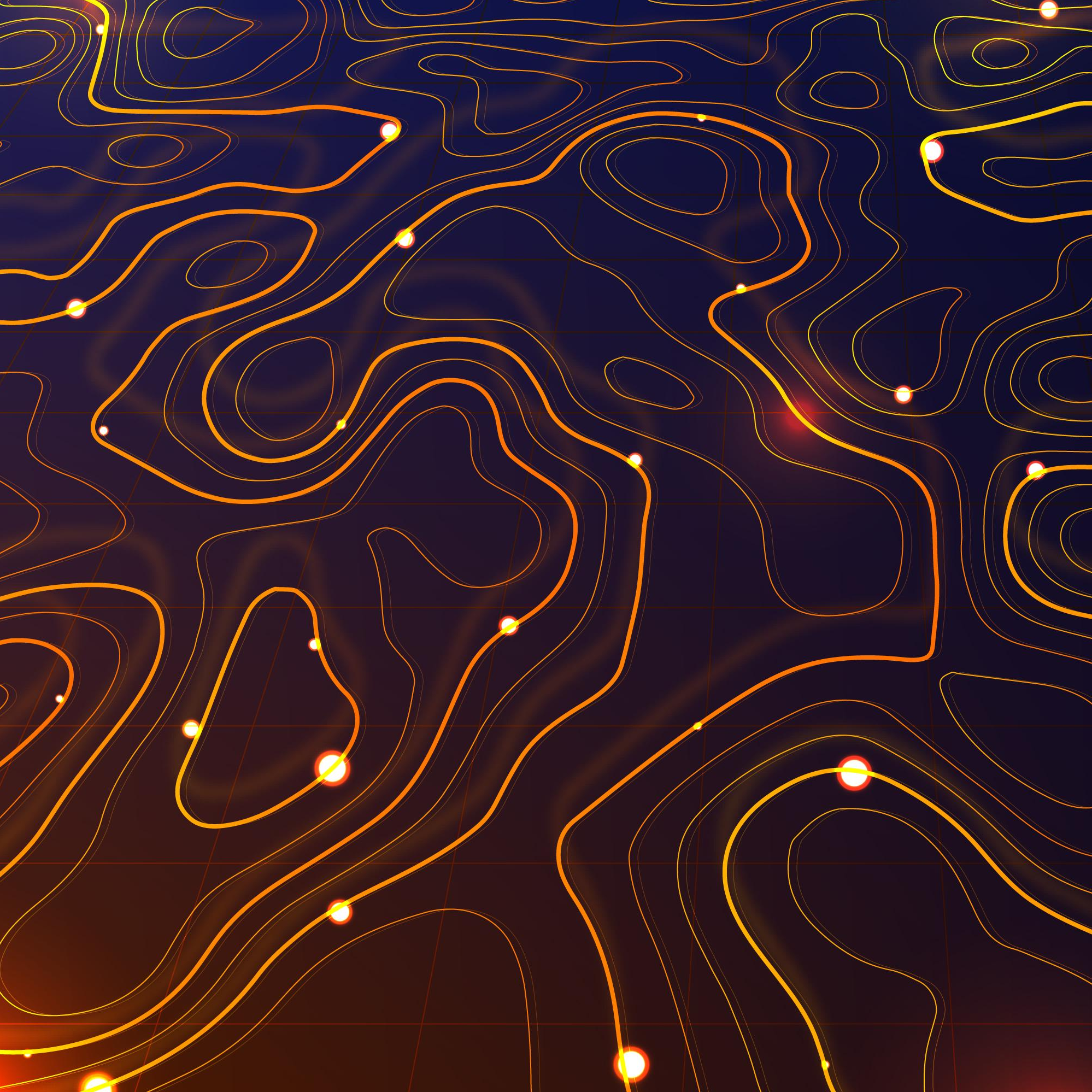 topografische lijnen 4k